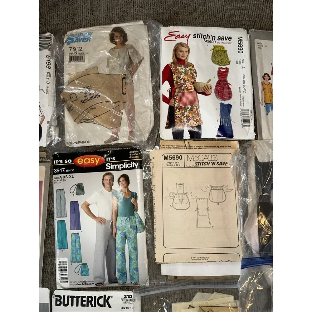 20 + Various Sewing Patterns Butterick‎ Simplicity McCalls Mail Order Buckaroo